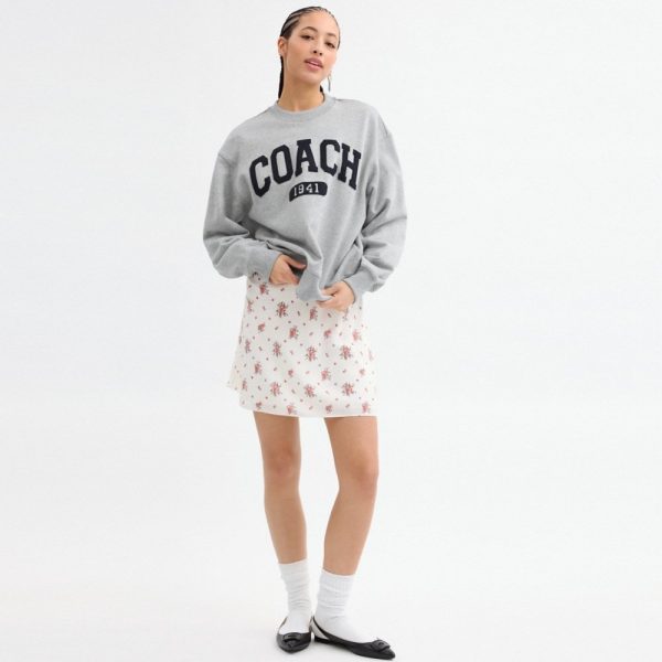 Coach Outlet Sporty Boyfriend Crewneck Sweatshirt - Preorder