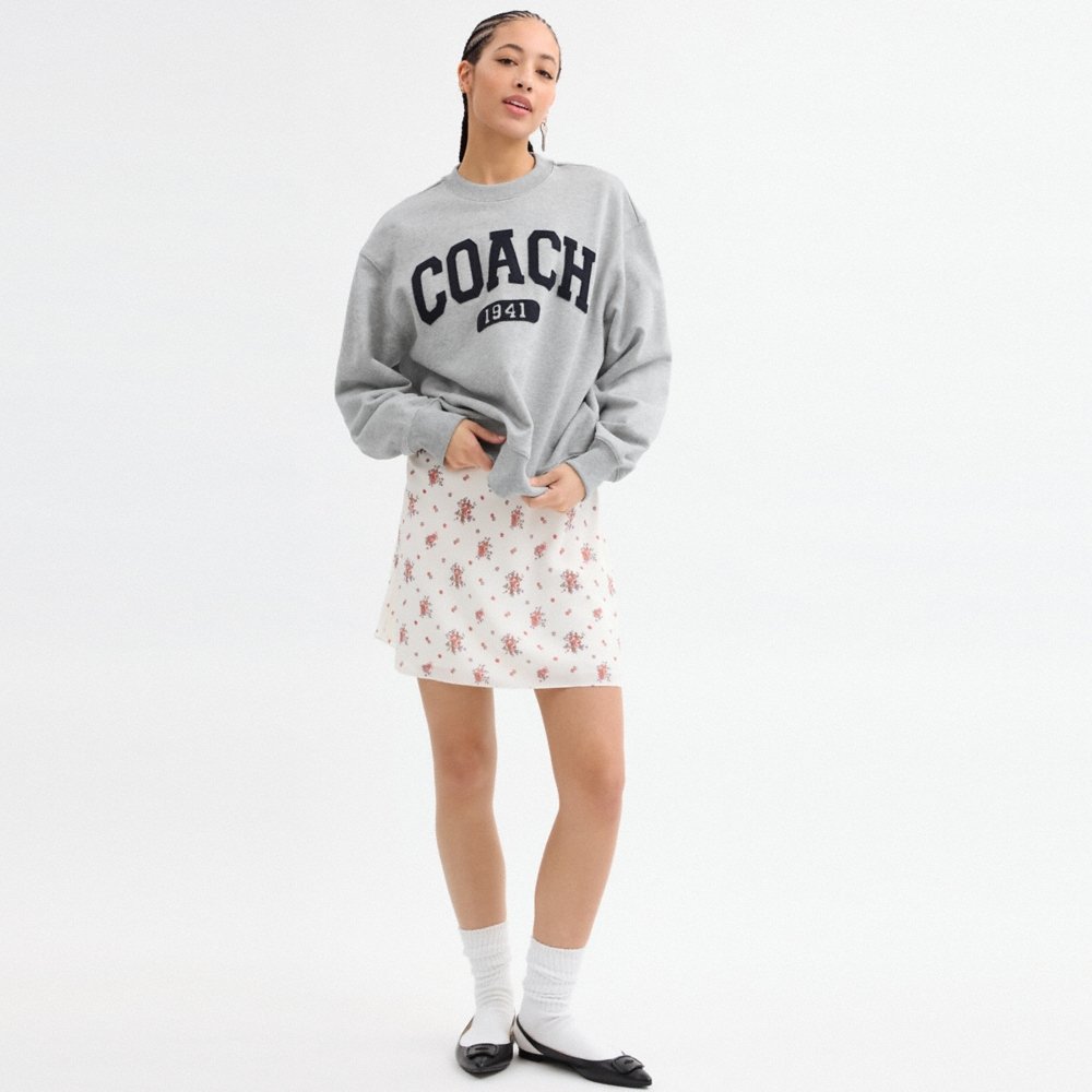 Coach Outlet Sporty Boyfriend Crewneck Sweatshirt - Preorder