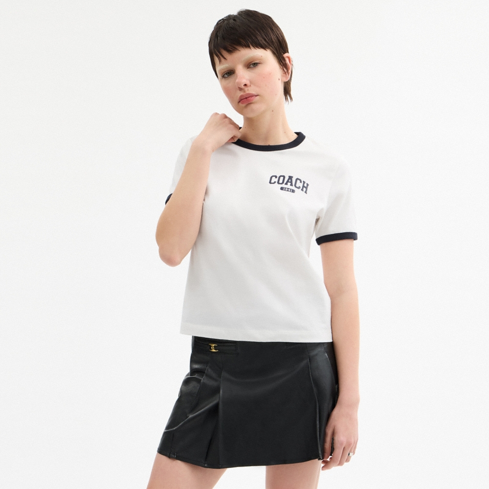 Coach Outlet Sporty Classic 70 S T-Shirt In Organic Cotton - Preorder