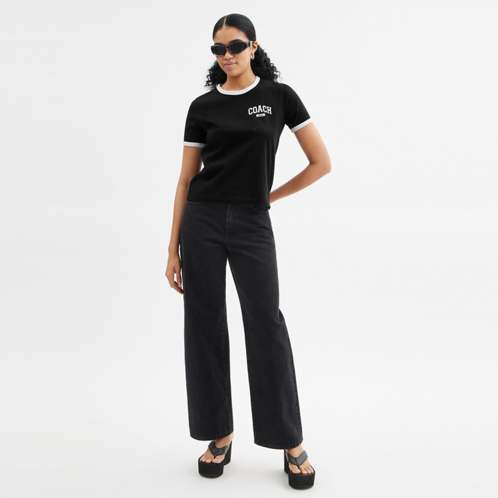 Coach Outlet Sporty Classic 70 S T-Shirt In Organic Cotton - Preorder
