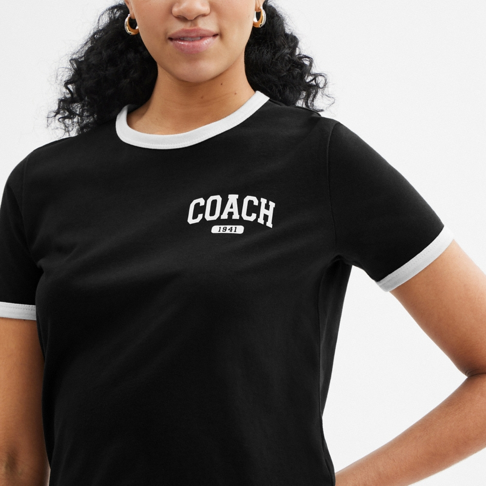 Coach Outlet Sporty Classic 70 S T-Shirt In Organic Cotton - Preorder