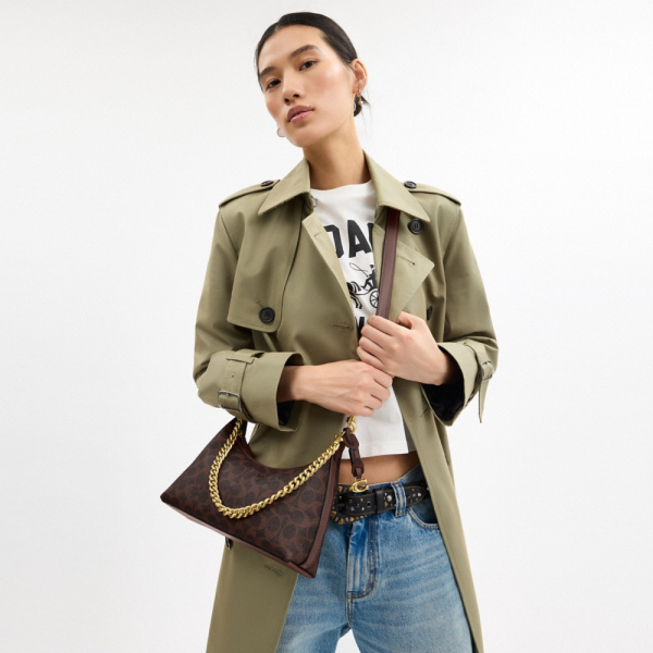 Coach Juliet Shoulder Bag 25 In Signature Canvas - Preorder