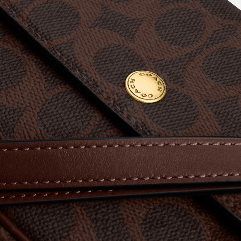 Coach Brook Flap Chain Bag In Signature Canvas - Preorder