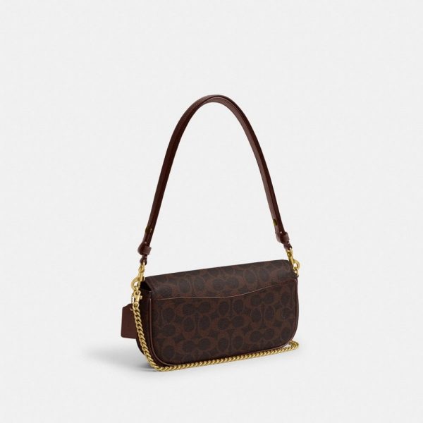 Coach Brook Flap Chain Bag In Signature Canvas - Preorder