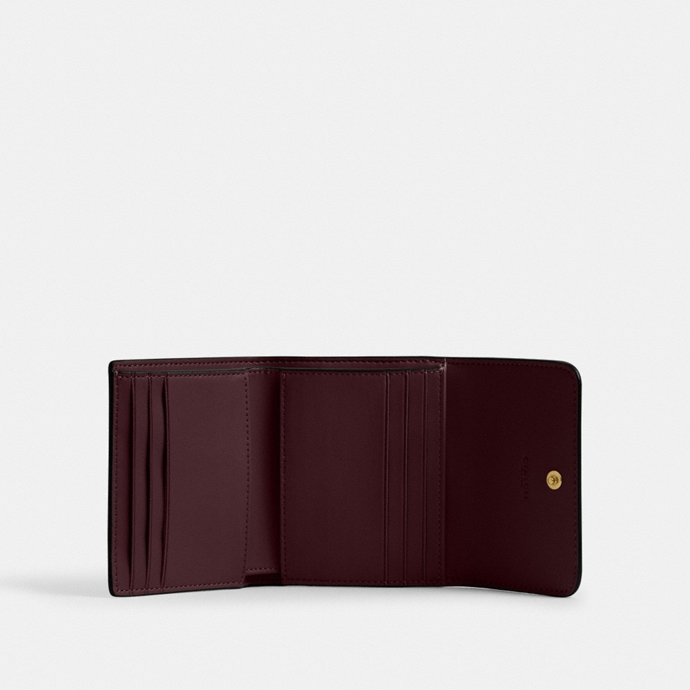Coach Outlet Mila Small Flap Wallet In Colorblock - Preorder