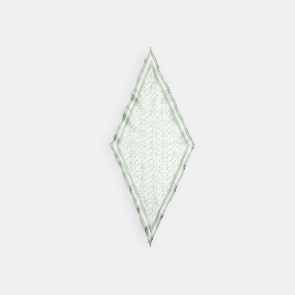 Coach Outlet Signature Silk Diamond Scarf - Preorder