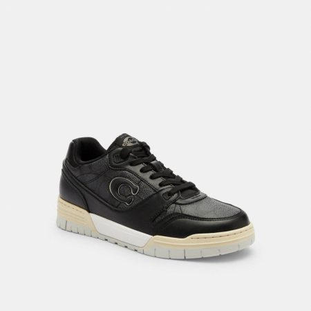Coach Outlet Soho Sneaker In Signature Canvas - Preorder — Charcoal/Black