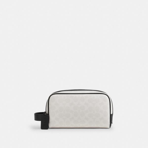 Coach Outlet Small Travel Kit In Signature Canvas - Preorder