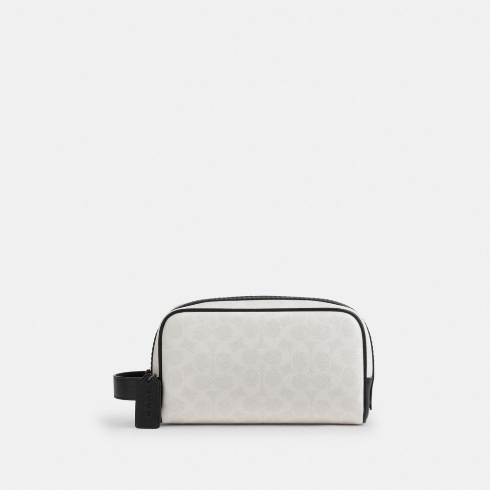 Coach Outlet Small Travel Kit In Signature Canvas - Preorder
