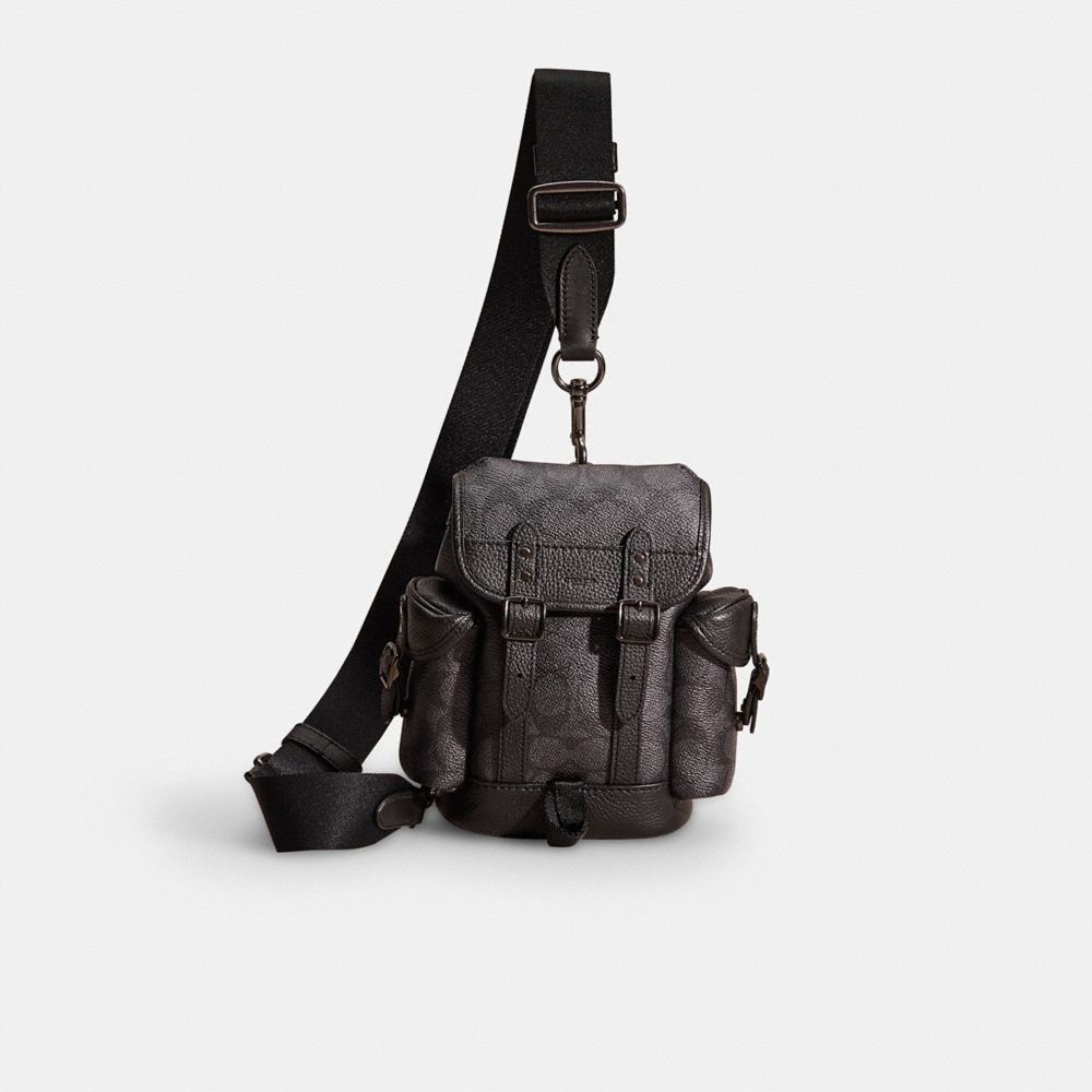 Coach Restored Hitch Backpack 13 In Signature Canvas - Preorder