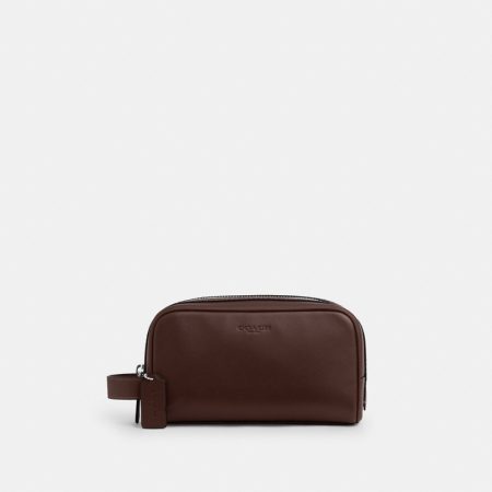 Coach Outlet Small Travel Kit - Preorder — Silver/Maple