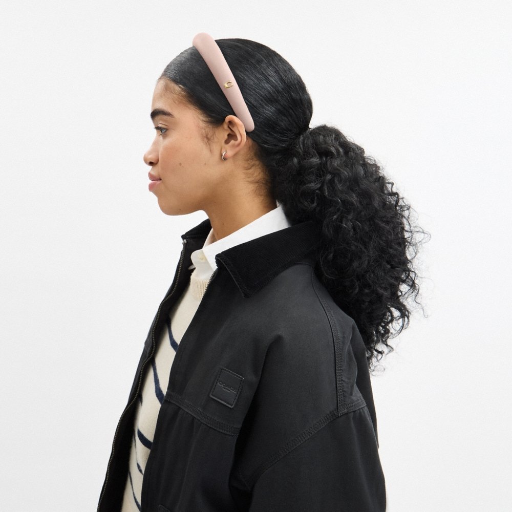 Coach Outlet Leather Headband - Preorder - Image 2