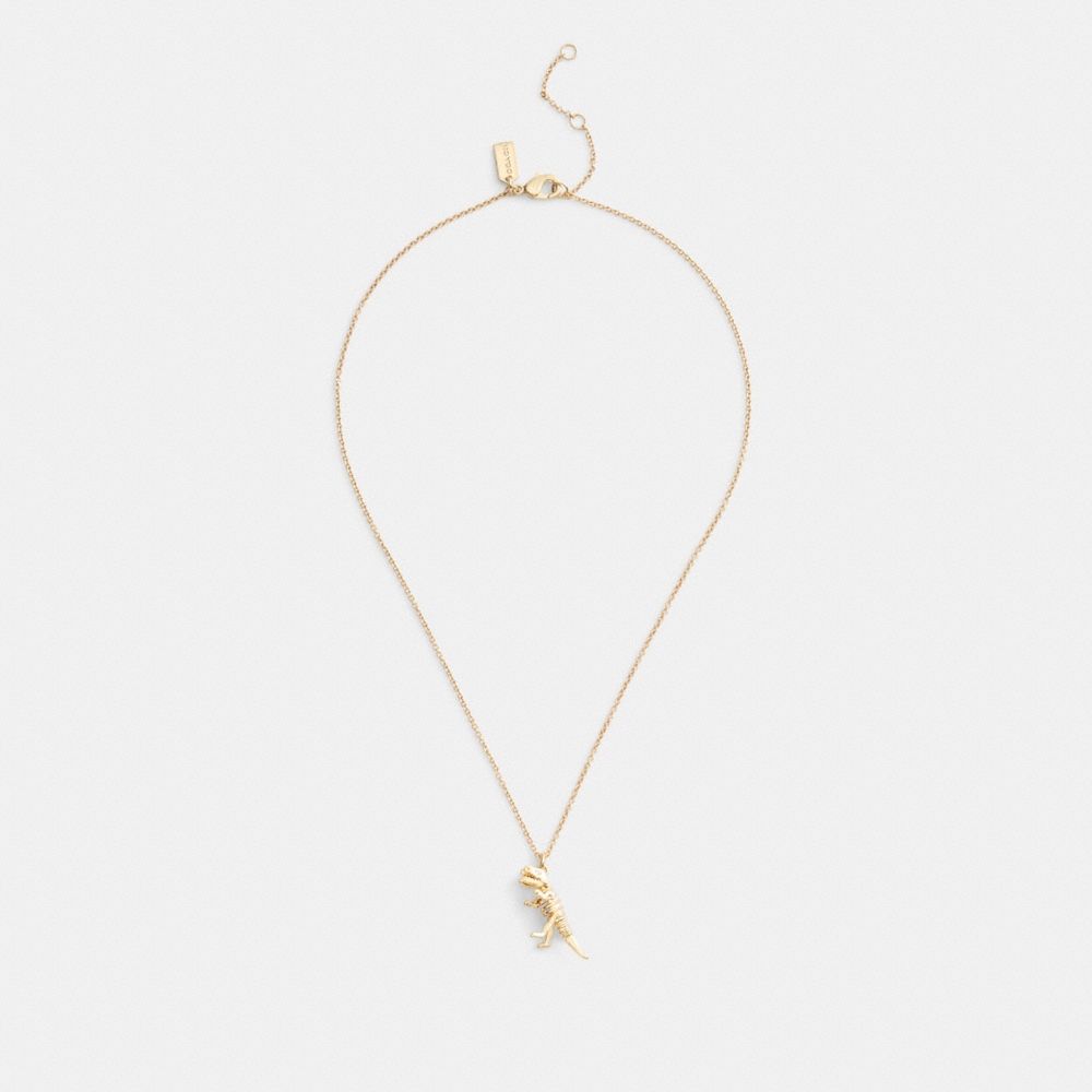 Coach Outlet Skeletal Rexy Pendant Necklace - Preorder - Image 2