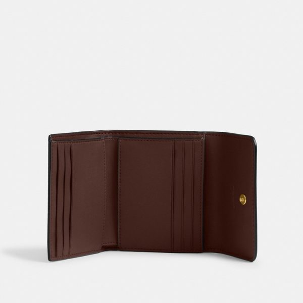 Coach Outlet Mila Small Flap Wallet In Signature Canvas - Preorder