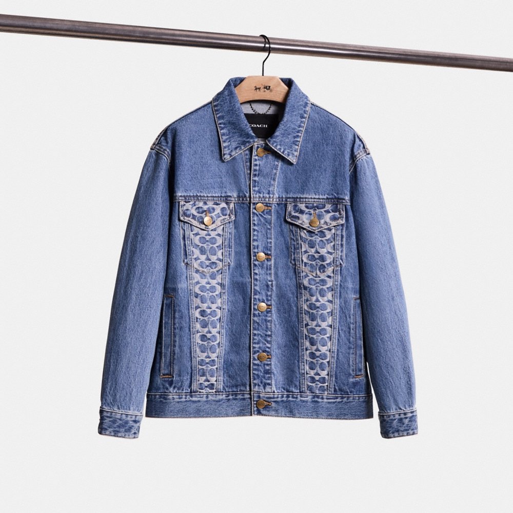 Coach Restored Oversized Signature Denim Jacket - Preorder