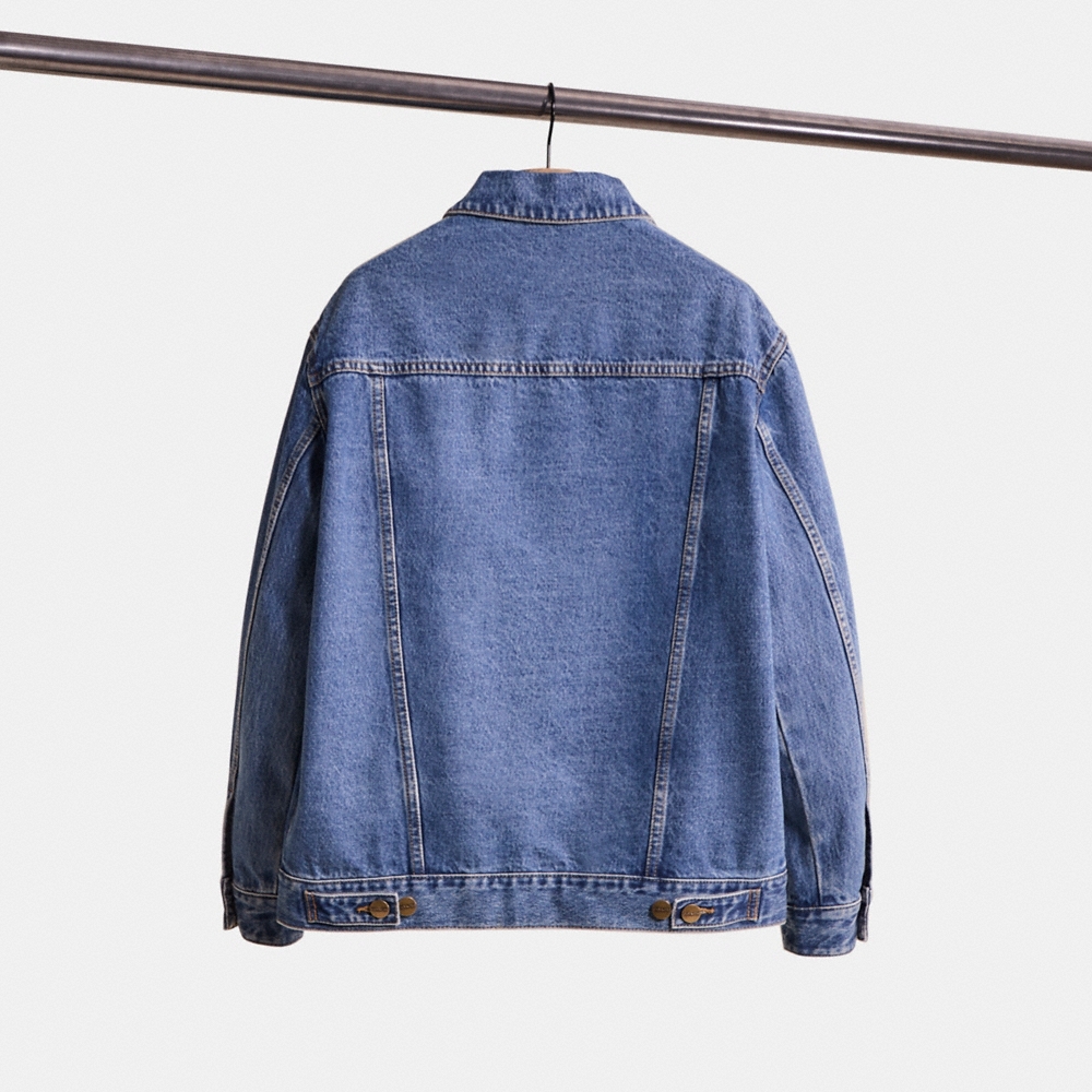 Coach Restored Oversized Signature Denim Jacket - Preorder - Image 2