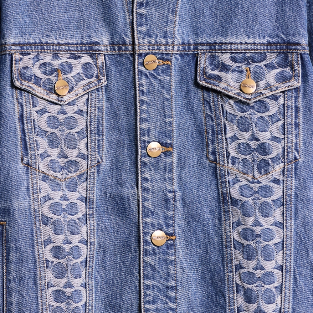 Coach Restored Oversized Signature Denim Jacket - Preorder - Image 3