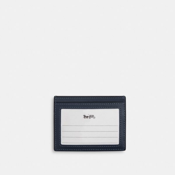 Coach Outlet Slim ID Card Case In Regenerative Cotton With Quilting - Preorder