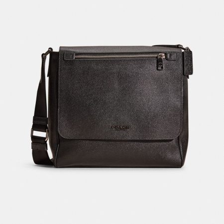 Coach Restored Kennedy Map Bag - Preorder — Silver/BLACK