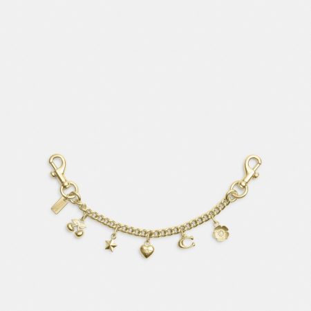 Coach Outlet Gold Swagger Chain With Charms - Preorder — Brass/Brass