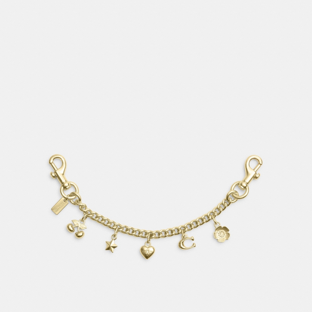 Coach Outlet Gold Swagger Chain With Charms - Preorder