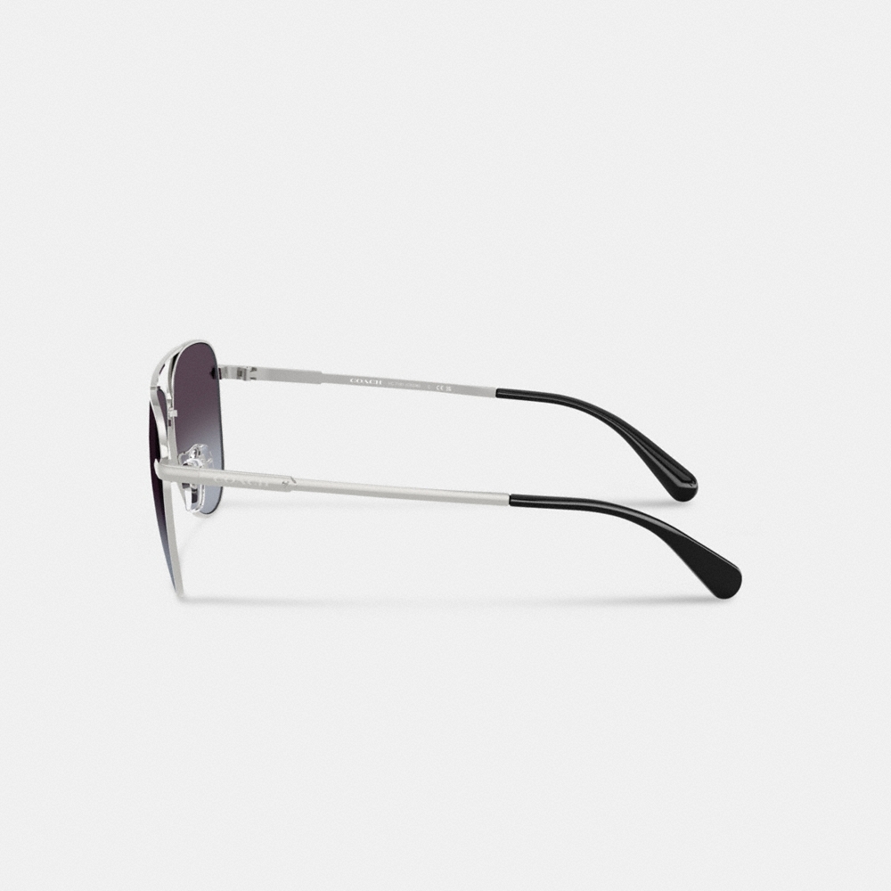 Coach Outlet C Hardware Metal Pilot Sunglasses - Preorder