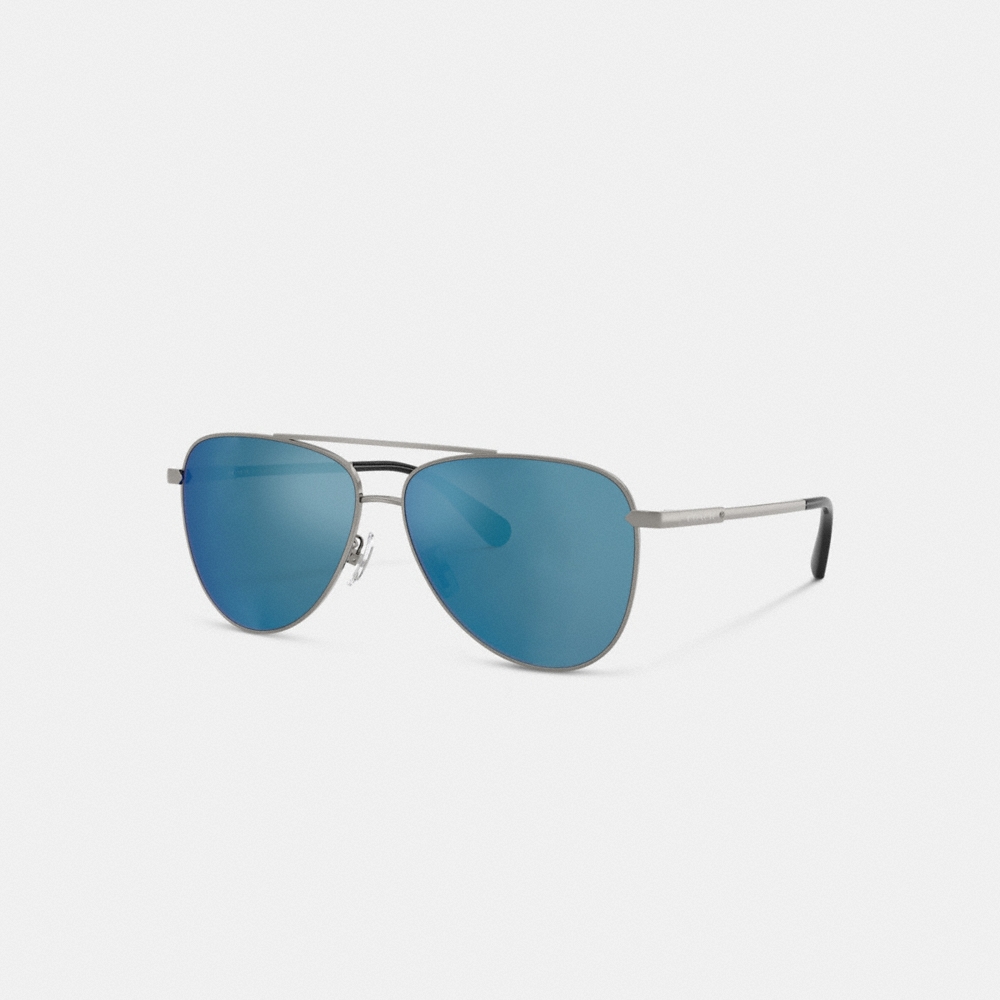 Coach Outlet C Hardware Metal Pilot Sunglasses - Preorder