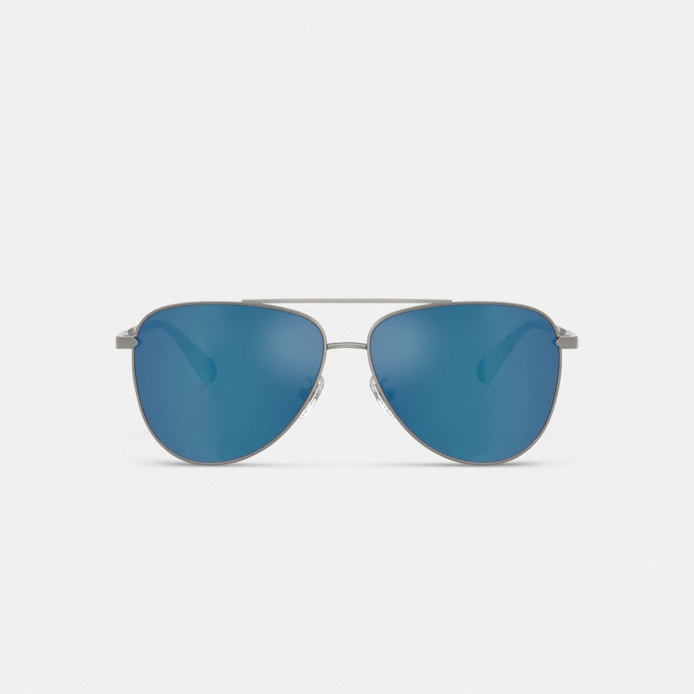 Coach Outlet C Hardware Metal Pilot Sunglasses - Preorder