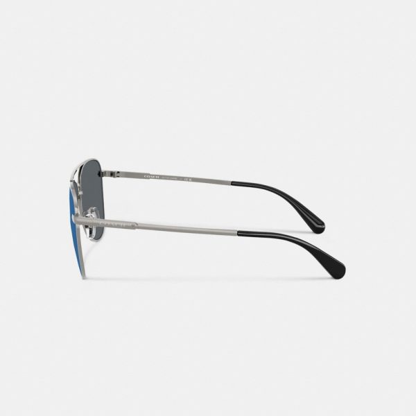 Coach Outlet C Hardware Metal Pilot Sunglasses - Preorder