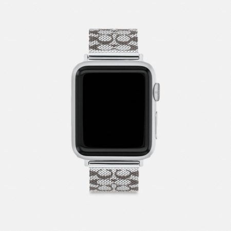 Coach Outlet Apple Watch® Strap, 38MM, 40MM And 41MM - Preorder — Stainless Steel