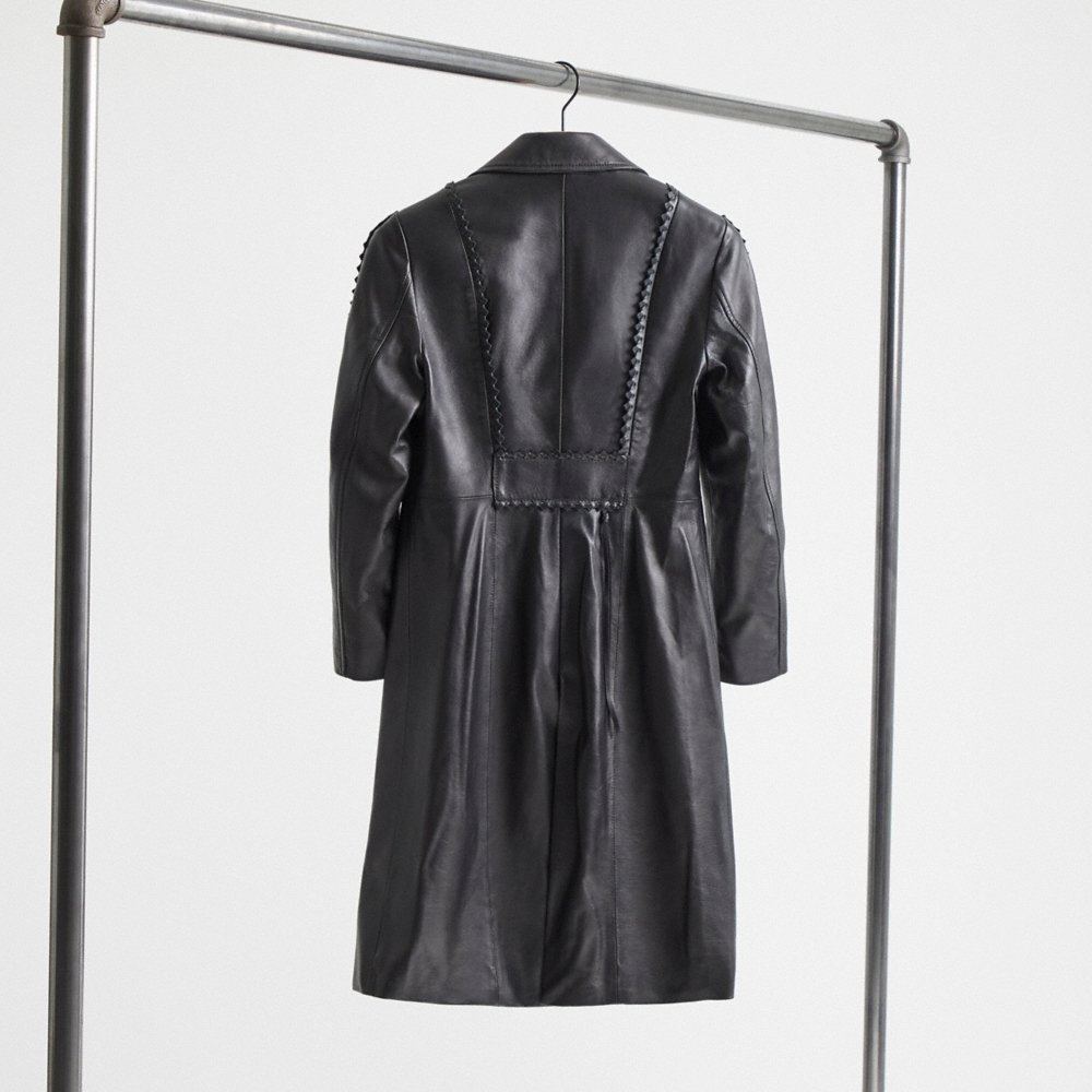 Coach Restored Embellished Leather Coat - Preorder