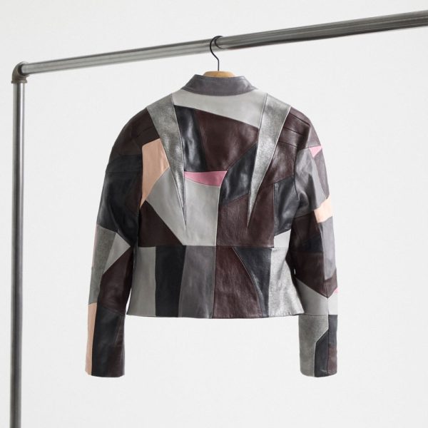 Coach Restored Leather Patchwork Racer Jacket - Preorder