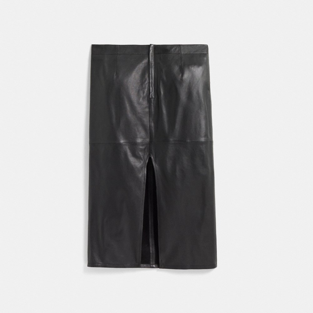 Coach Restored Heritage C Long Leather Skirt - Preorder