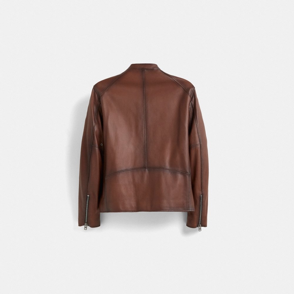 Coach Restored Leather Racer Jacket - Preorder