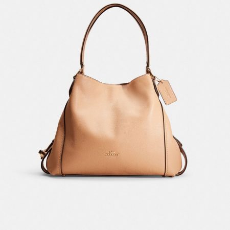 Coach Restored Edie Shoulder Bag 31 - Preorder — Light Brass/Beechwood