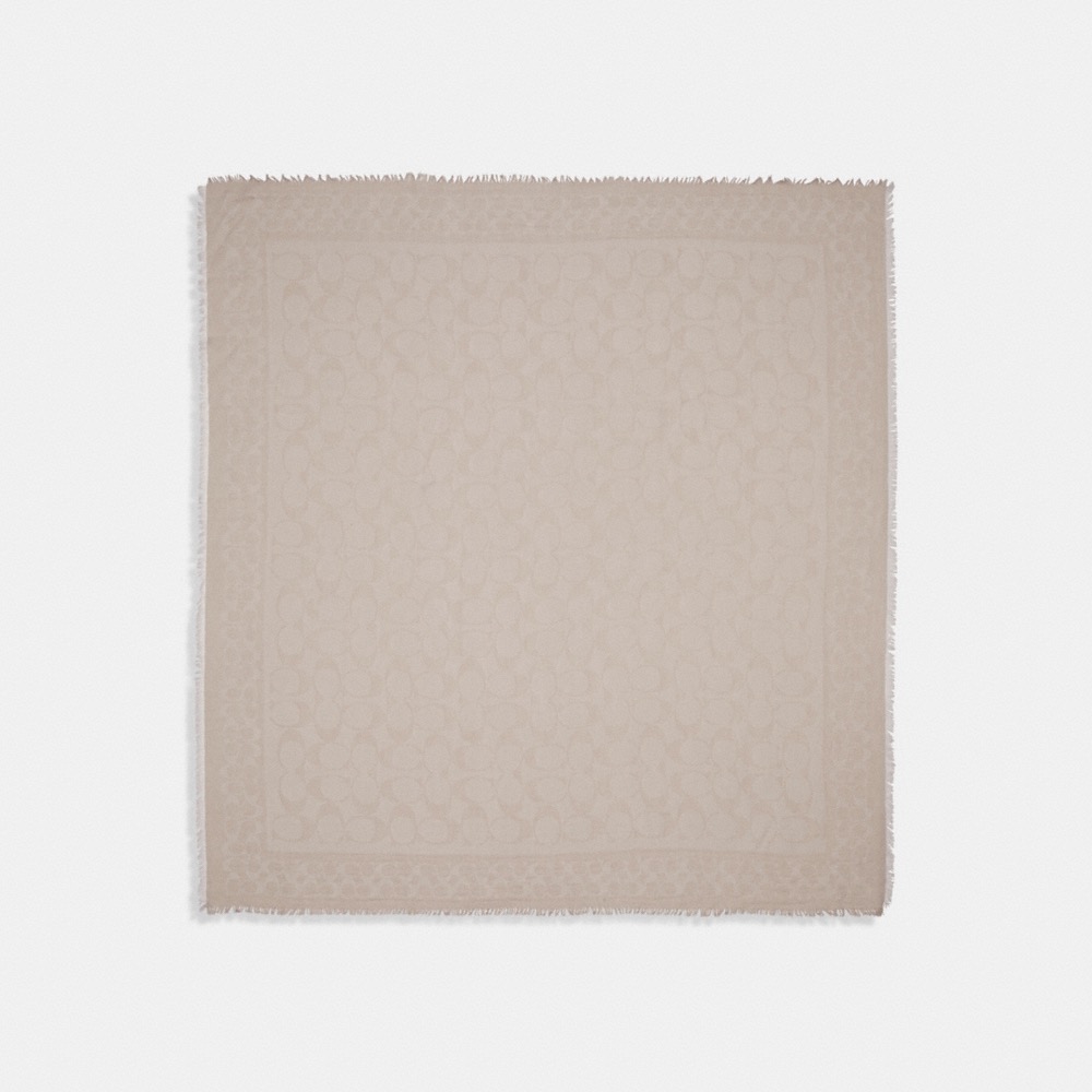 Coach Outlet Signature Oversized Square Scarf - Preorder
