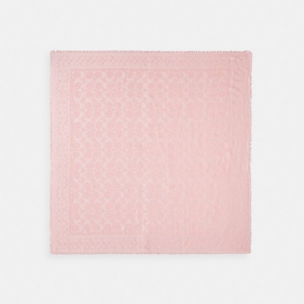 Coach Outlet Signature Oversized Square Scarf - Preorder