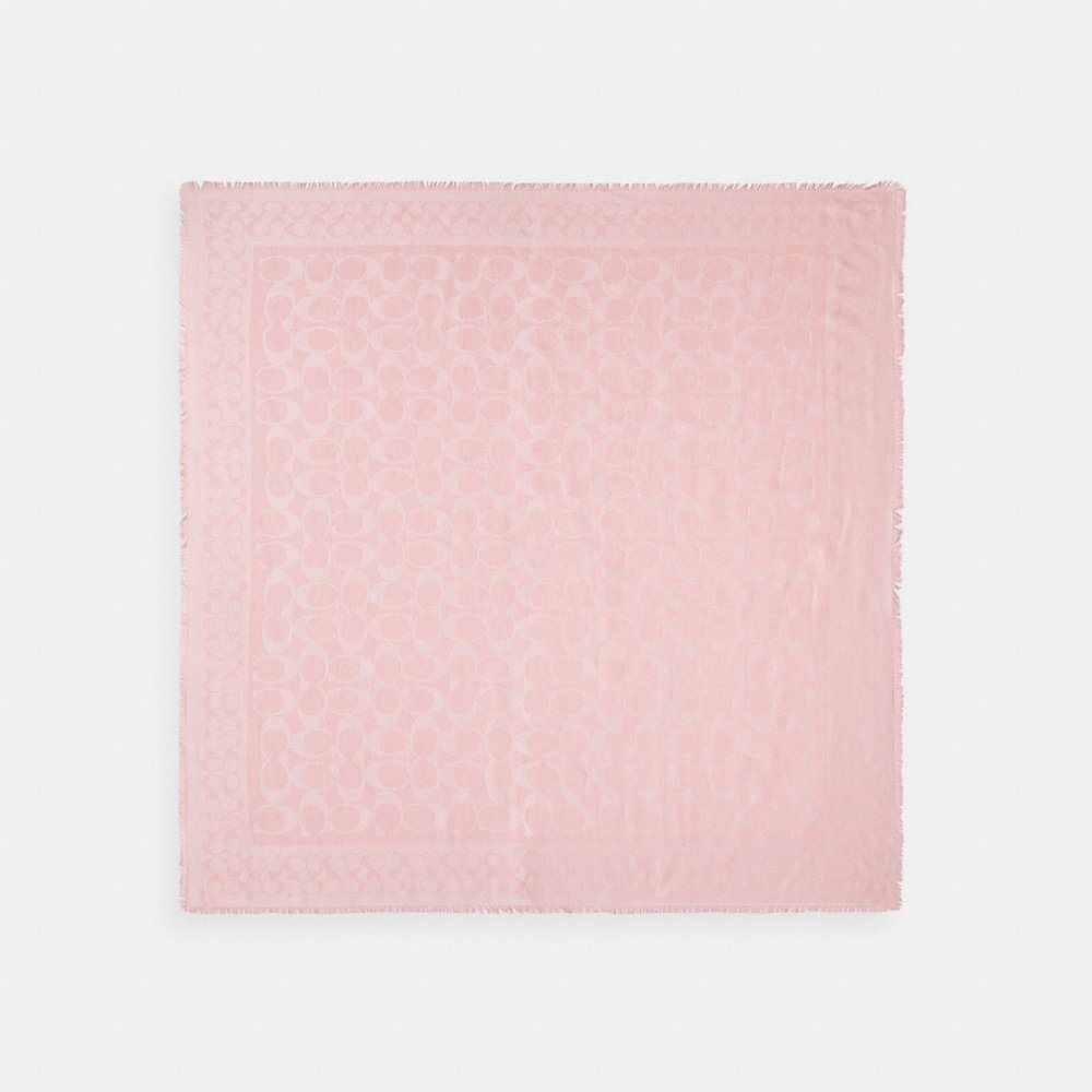 Coach Outlet Signature Oversized Square Scarf - Preorder