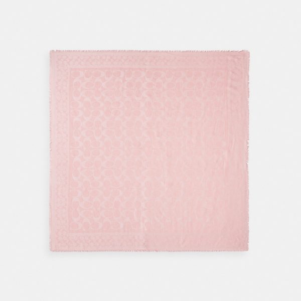 Coach Outlet Signature Oversized Square Scarf - Preorder