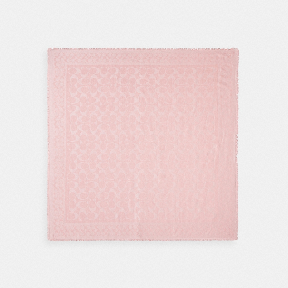 Coach Outlet Signature Oversized Square Scarf - Preorder