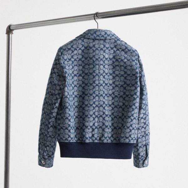 Coach Restored Signature Chambray Blouson Jacket - Preorder