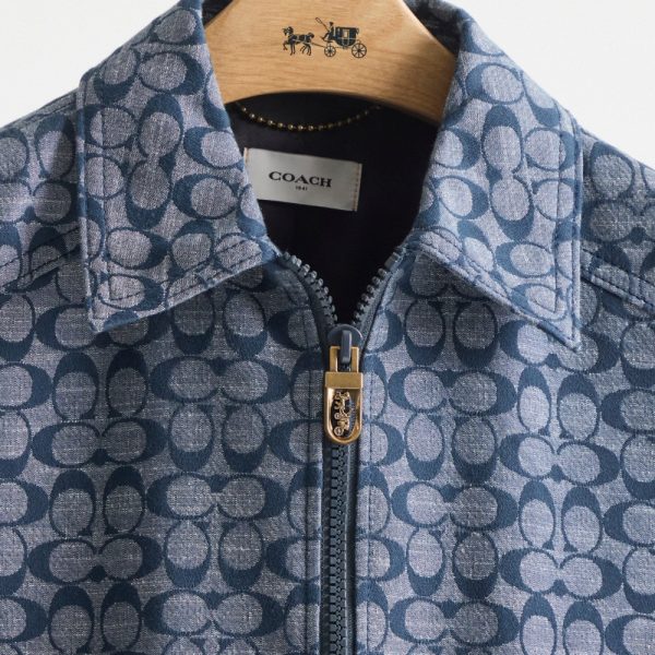 Coach Restored Signature Chambray Blouson Jacket - Preorder
