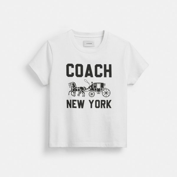Coach Horse And Carriage T-Shirt In Organic Cotton - Preorder