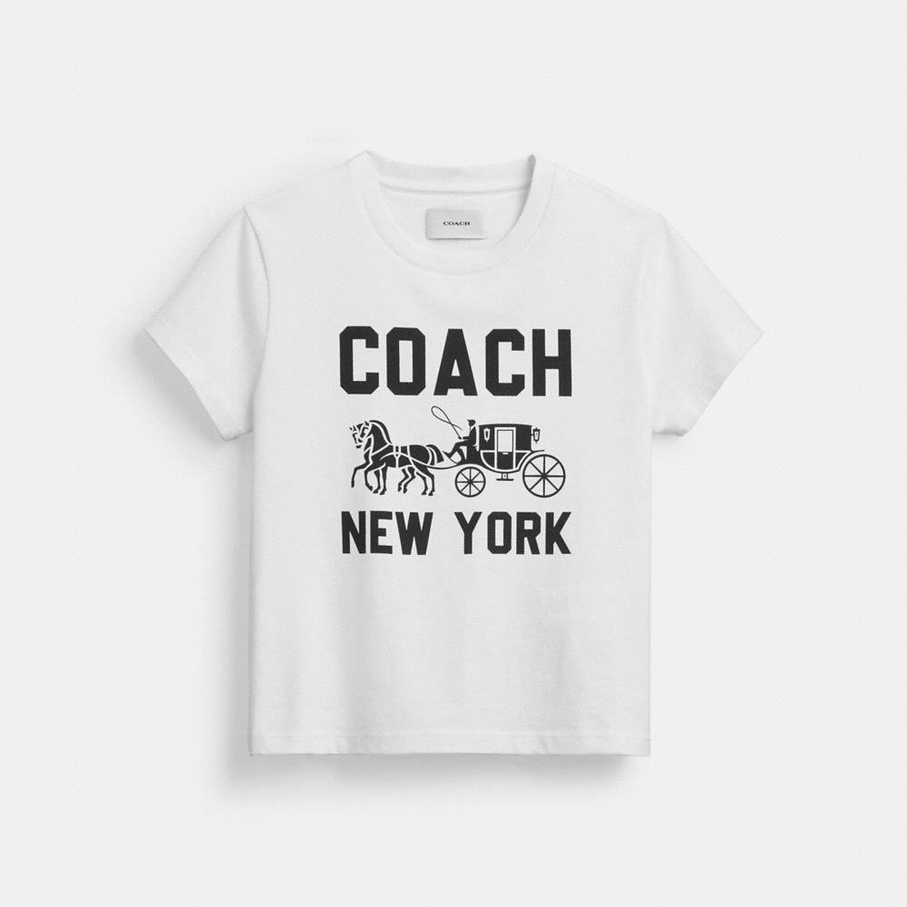 Coach Horse And Carriage T-Shirt In Organic Cotton - Preorder