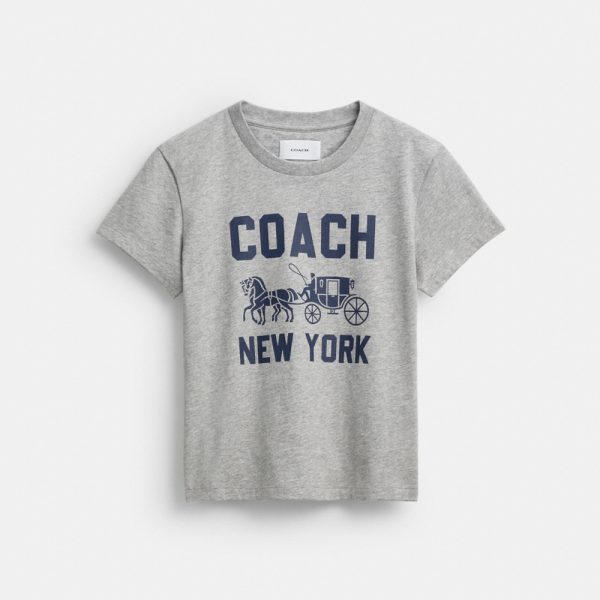 Coach Horse And Carriage T-Shirt In Organic Cotton - Preorder