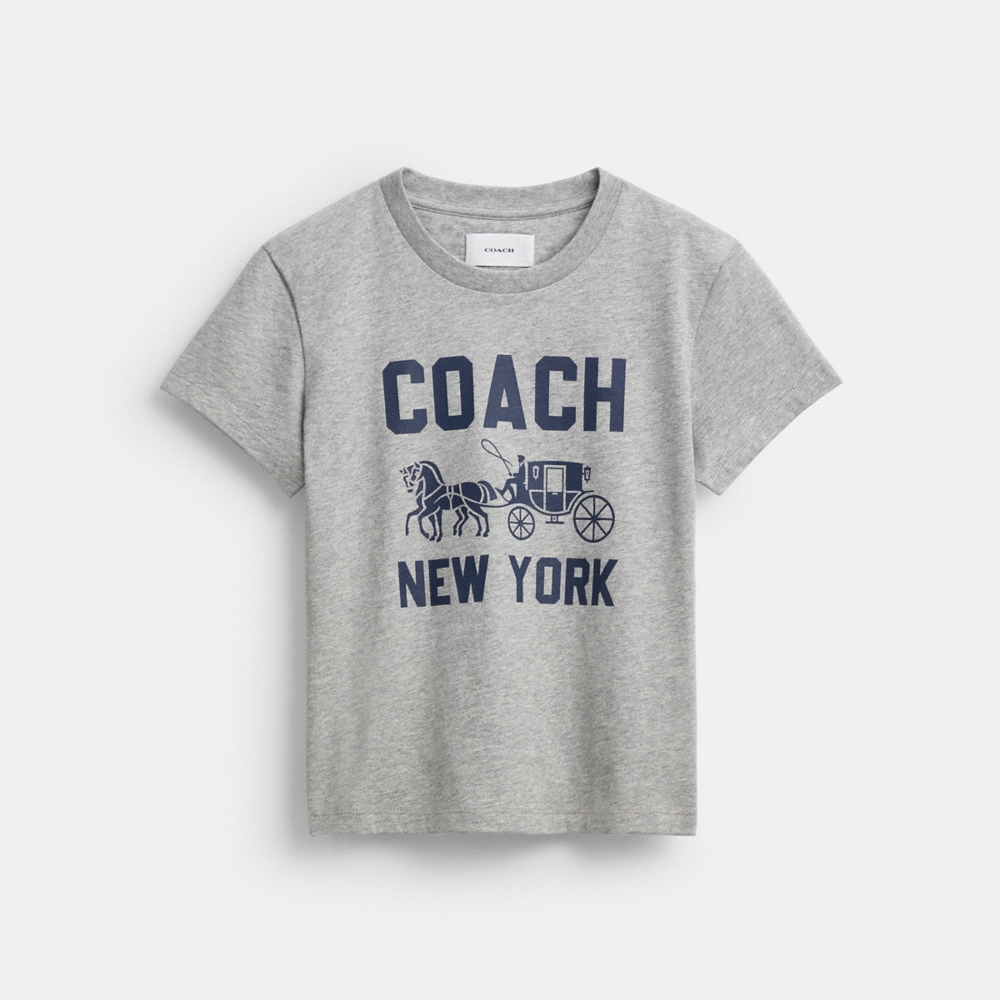 Coach Horse And Carriage T-Shirt In Organic Cotton - Preorder