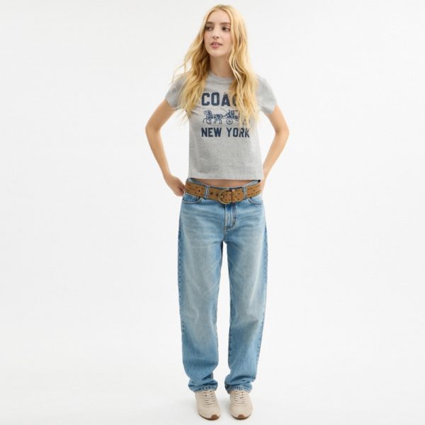 Coach Horse And Carriage T-Shirt In Organic Cotton - Preorder