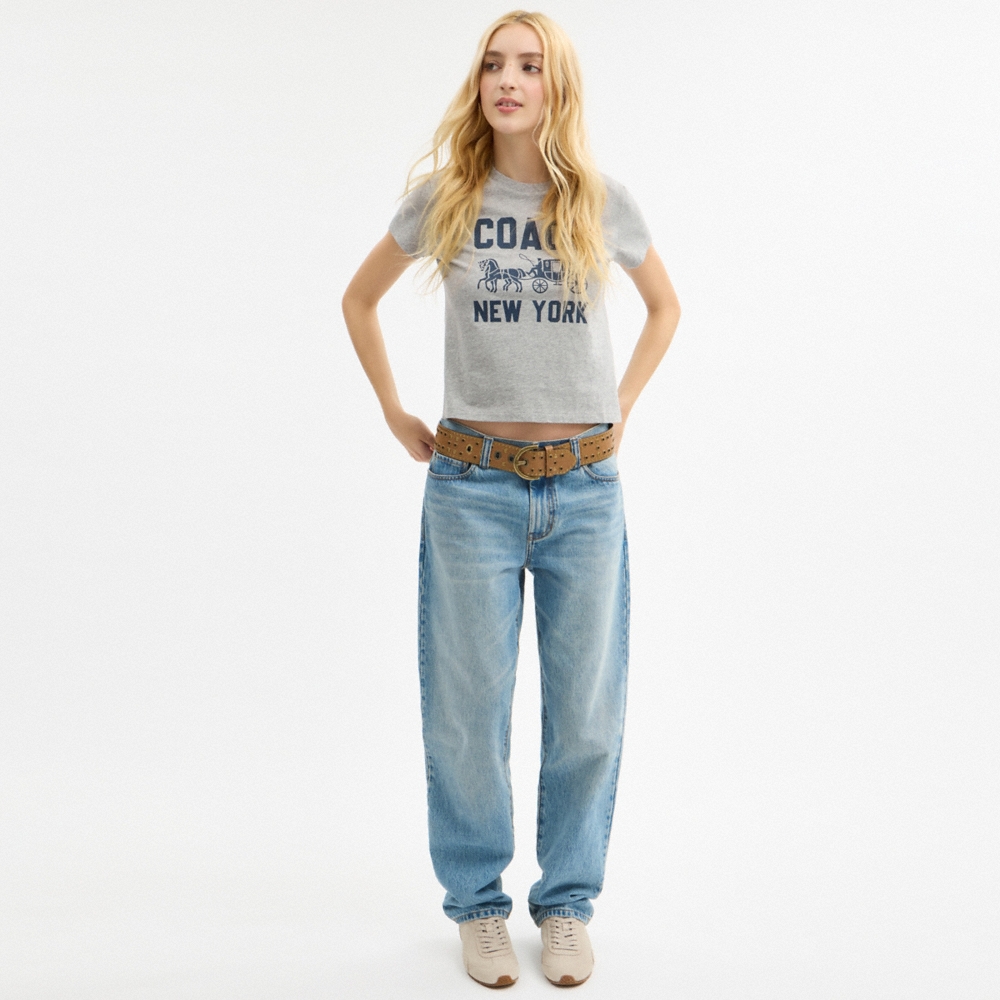 Coach Horse And Carriage T-Shirt In Organic Cotton - Preorder