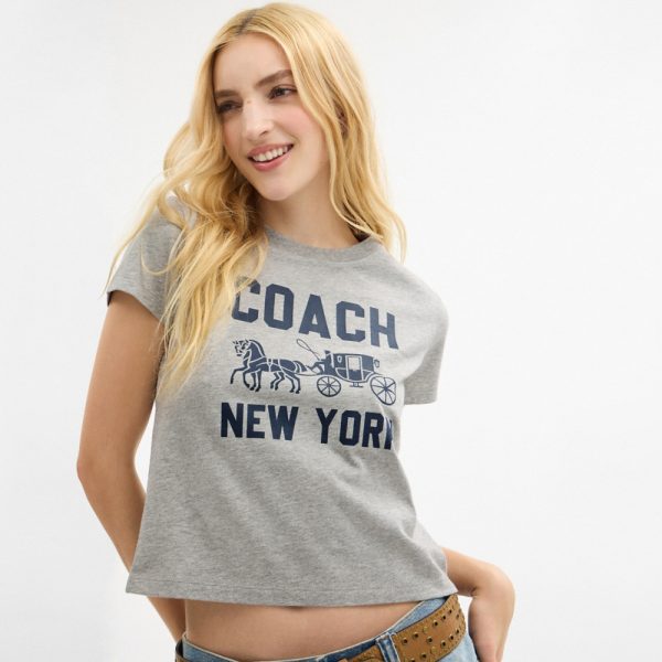Coach Horse And Carriage T-Shirt In Organic Cotton - Preorder