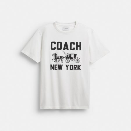 Coach Horse And Carriage T-Shirt - Preorder — White